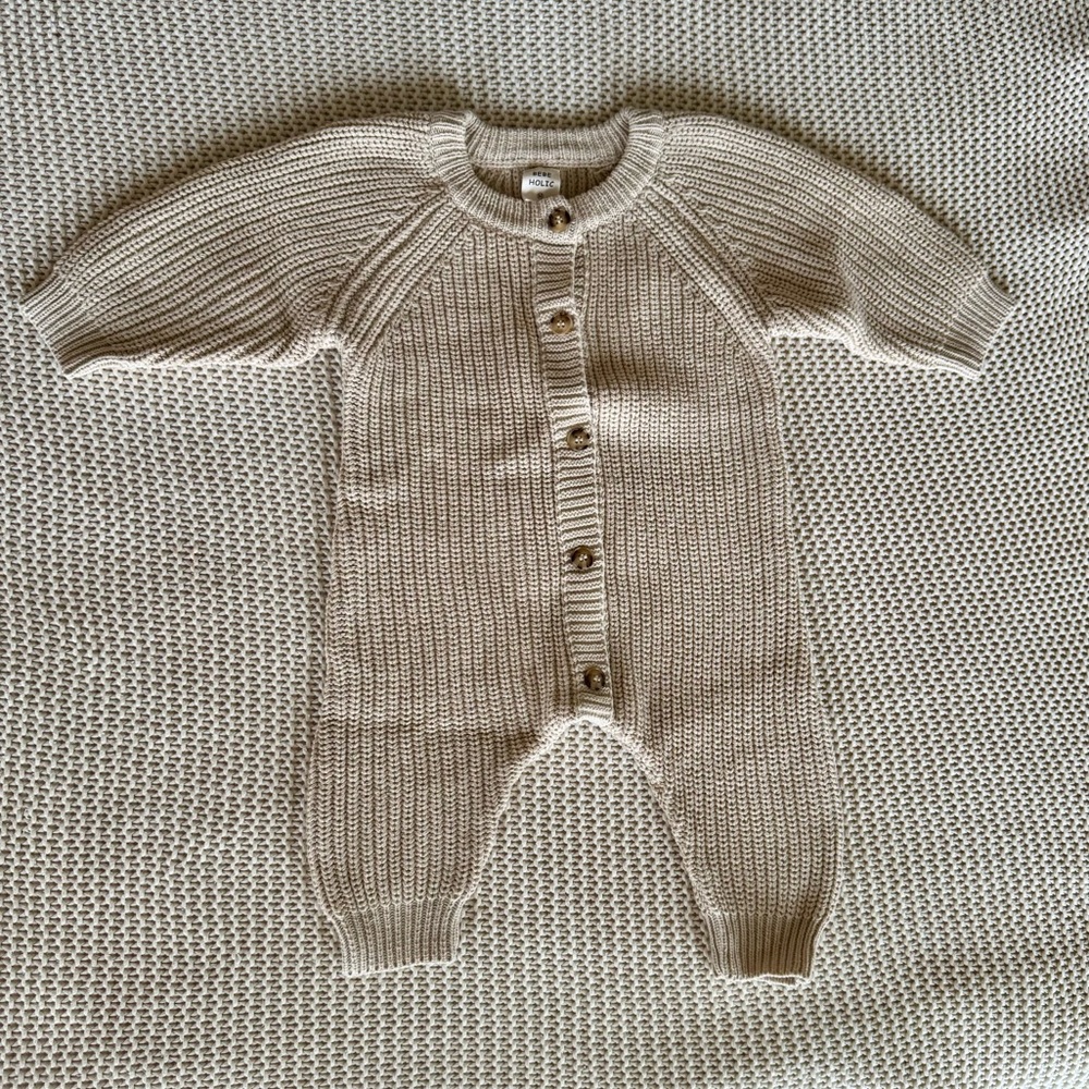Knit Baby One Piece